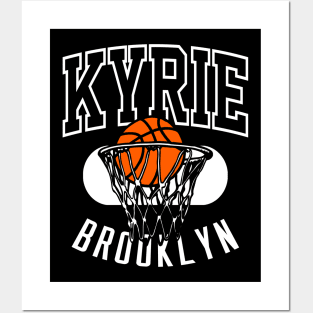 Brooklyn Retro Basketball Kyrie Posters and Art